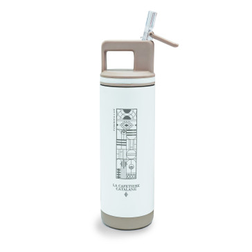 Gourde Isotherme - blanc crème